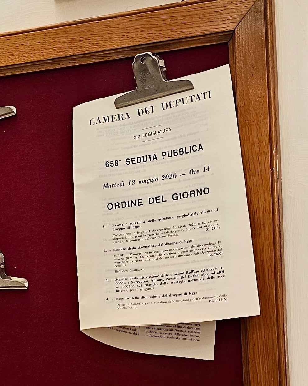 Turris United a Roma: confronto al Palazzo dei Gruppi Parlamentari della Camera dei Deputati