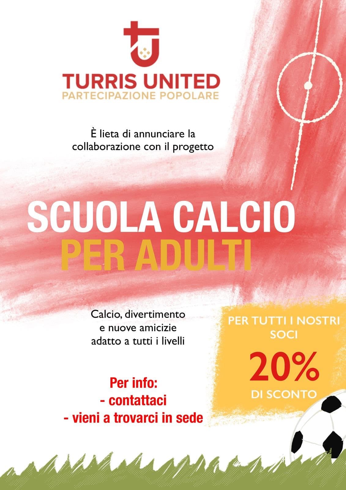 Turris United e scuola calcio per adulti - Foto 1
